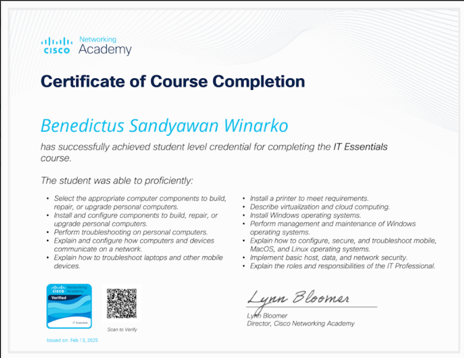Cisco IT Essentials